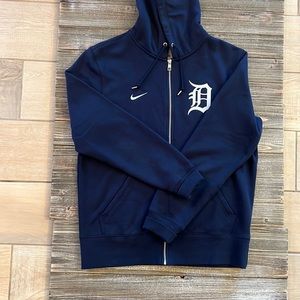 Mens Nike Detroit Tigers full zip hoodie, M